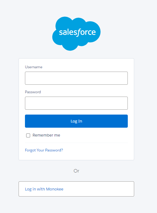Salesforce SP Initiated login